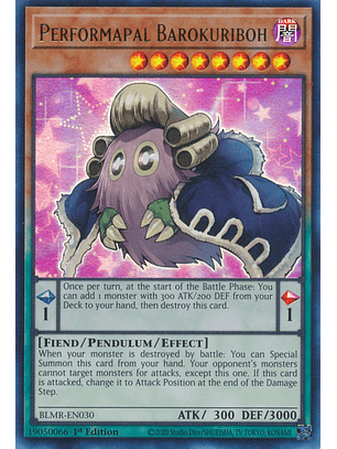 Performapal Barokuriboh - BLMR-EN030 - Ultra Rare 