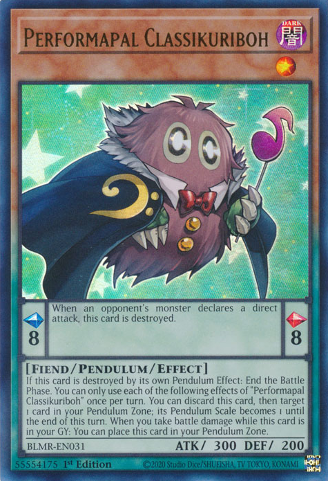 Performapal Classikuriboh - BLMR-EN031 - Ultra Rare  1
