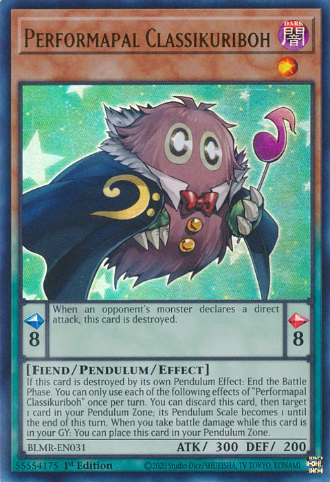 Performapal Classikuriboh - BLMR-EN031 - Ultra Rare 