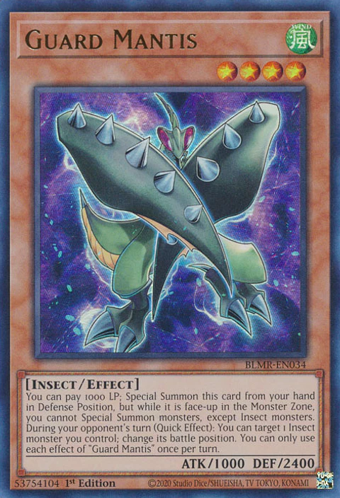 Guard Mantis - BLMR-EN034 - Ultra Rare 
