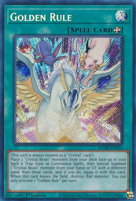 Golden Rule - BLMR-EN035 - Secret Rare