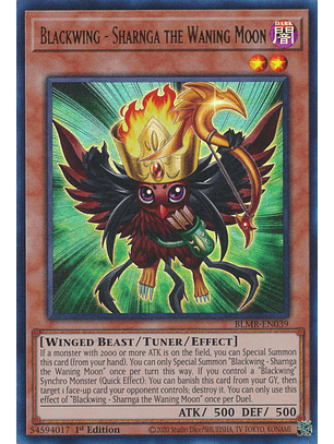 Blackwing - Sharnga the Waning Moon - BLMR-EN039 - Ultra Rare