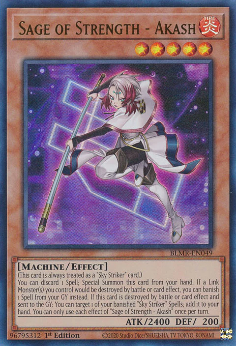 Sage of Strength - Akash - BLMR-EN049 - Ultra Rare 