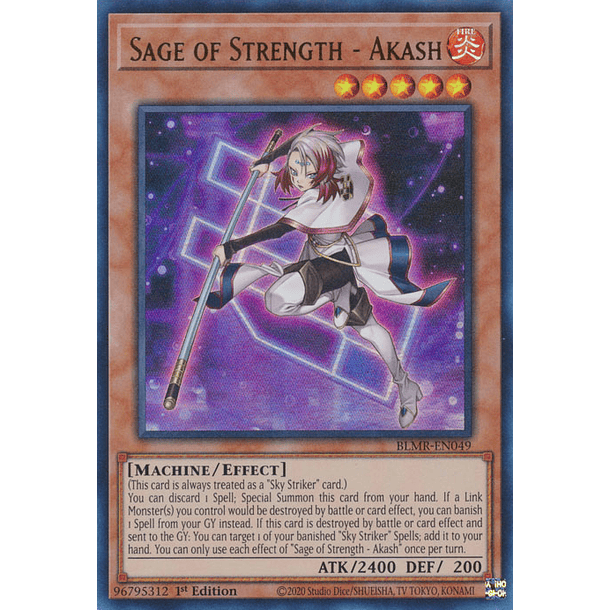 Sage of Strength - Akash - BLMR-EN049 - Ultra Rare 