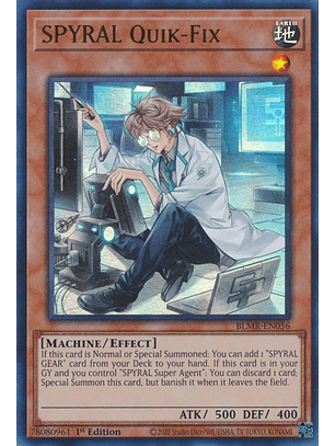 SPYRAL Quik-Fix - BLMR-EN056 - Ultra Rare