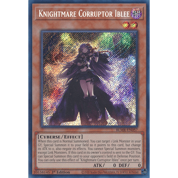 Knightmare Corruptor Iblee - BLMR-EN057 - Secret Rare