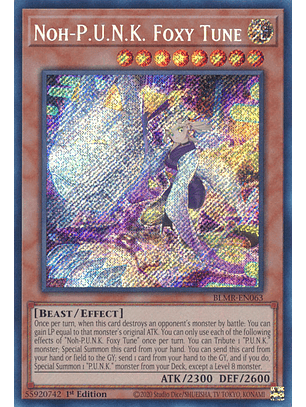 Noh-P.U.N.K. Foxy Tune - BLMR-EN063 - Secret Rare