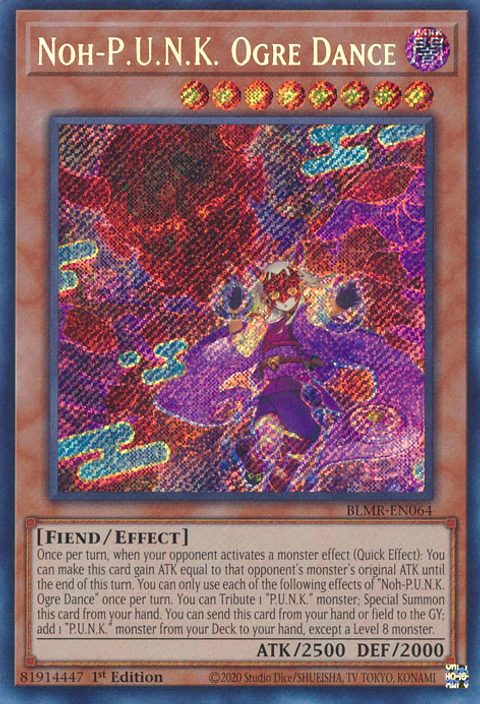 Noh-P.U.N.K. Ogre Dance - BLMR-EN064 - Secret Rare