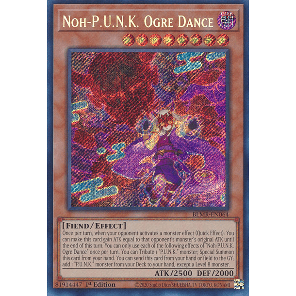 Noh-P.U.N.K. Ogre Dance - BLMR-EN064 - Secret Rare