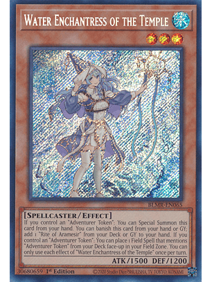 Water Enchantress of the Temple - BLMR-EN065 - Secret Rare 