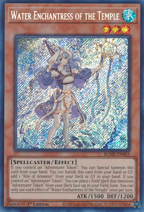 Water Enchantress of the Temple - BLMR-EN065 - Secret Rare 