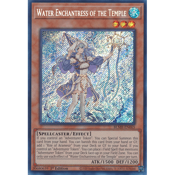 Water Enchantress of the Temple - BLMR-EN065 - Secret Rare 