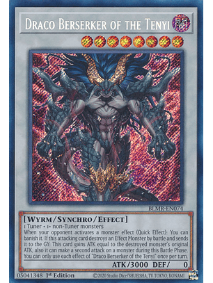 Draco Berserker of the Tenyi - BLMR-EN074 - Secret Rare