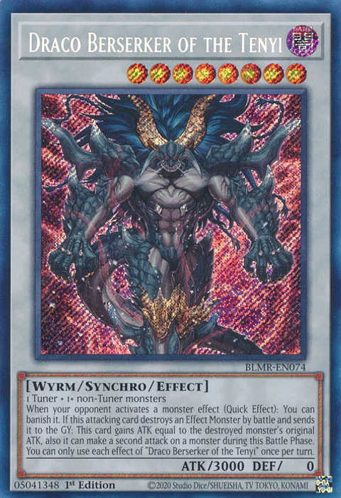 Draco Berserker of the Tenyi - BLMR-EN074 - Secret Rare