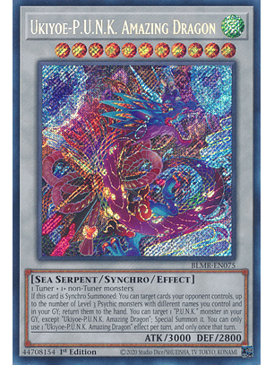 Ukiyoe-P.U.N.K. Amazing Dragon - BLMR-EN075 - Secret Rare