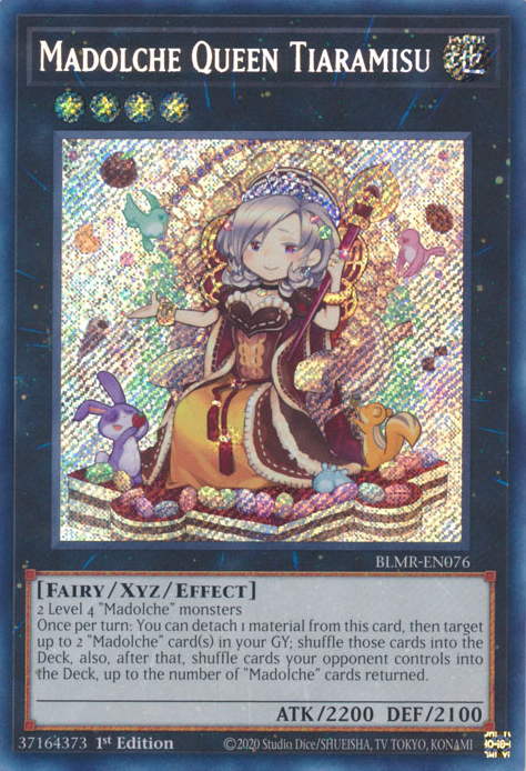 Madolche Queen Tiaramisu - BLMR-EN076 - Secret Rare 1