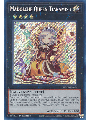 Madolche Queen Tiaramisu - BLMR-EN076 - Secret Rare