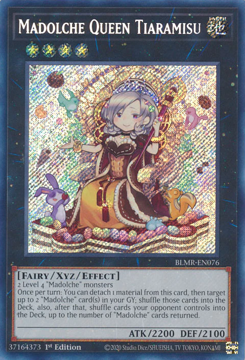 Madolche Queen Tiaramisu - BLMR-EN076 - Secret Rare