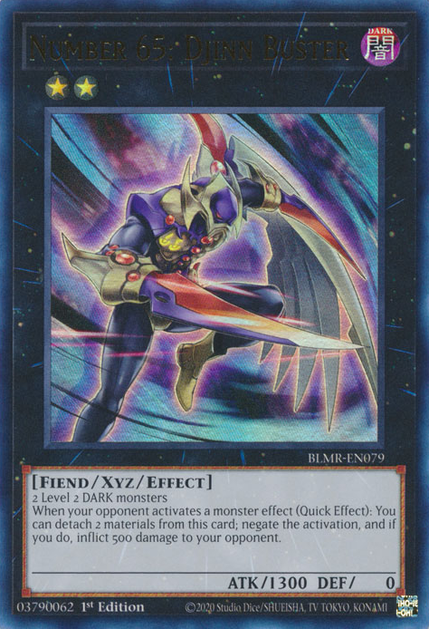 Number 65: Djinn Buster - BLMR-EN079 - Ultra Rare 1