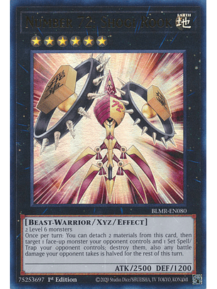 Number 72: Shogi Rook - BLMR-EN080 - Ultra Rare