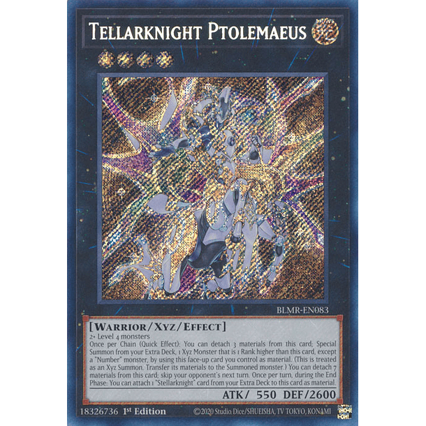 Tellarknight Ptolemaeus - BLMR-EN083 - Secret Rare