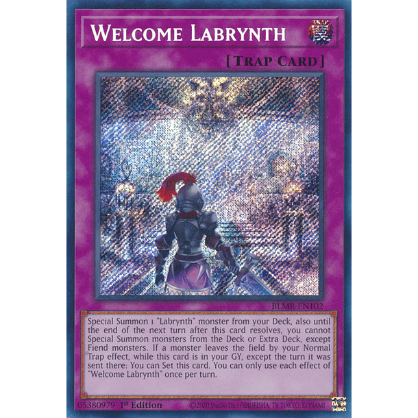 Welcome Labrynth - BLMR-EN102 - Secret Rare