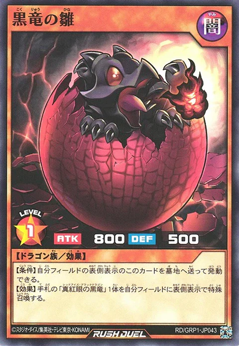 Black Dragon's Chick - RD/GRP1-JP043 - Common 
