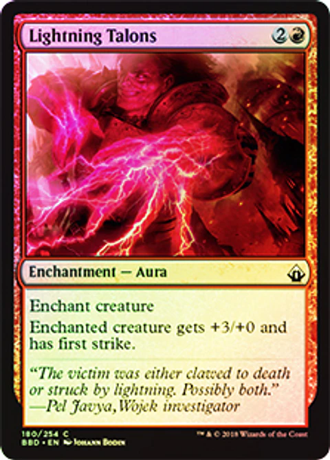 Lightning Talons - BBD - Foil ★