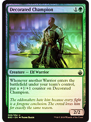 Decorated Champion - BBD - Foil ★
