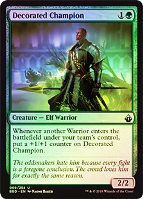 Decorated Champion - BBD - Foil ★
