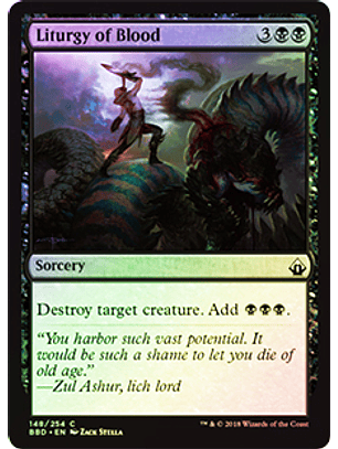 Liturgy of Blood - BBD - Foil ★ 