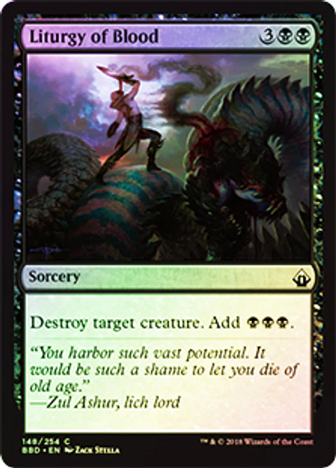 Liturgy of Blood - BBD - Foil ★ 