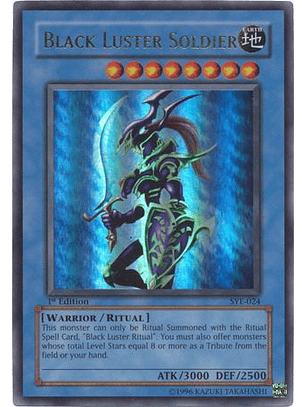 Black Luster Soldier - SYE-024 - Ultra Rare 1st Edition