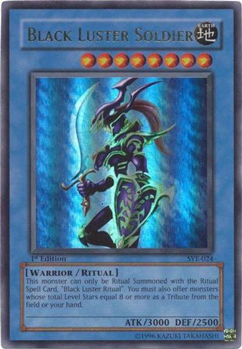 Black Luster Soldier - SYE-024 - Ultra Rare 1st Edition