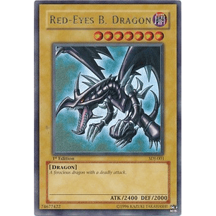 Red-Eyes B. Dragon - SDJ-001 - Ultra Rare 1st Edition