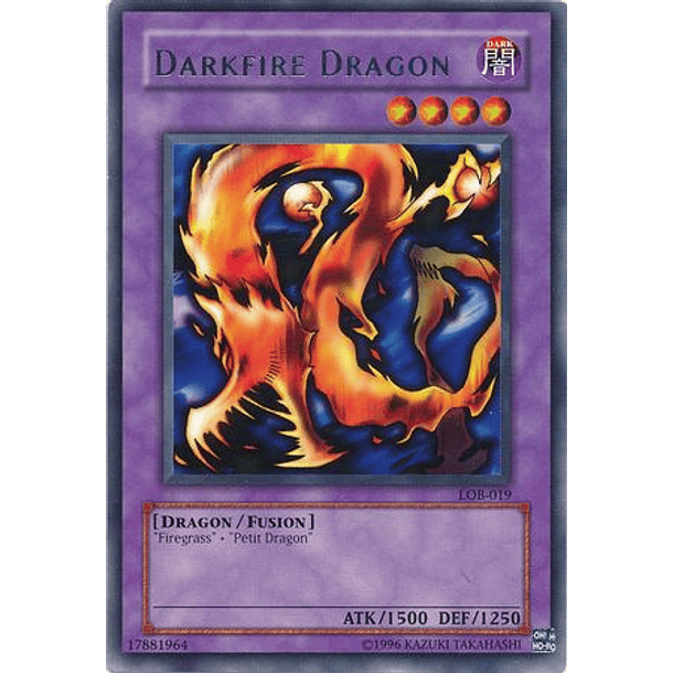 Darkfire Dragon - LOB-019 - Rare Unlimited