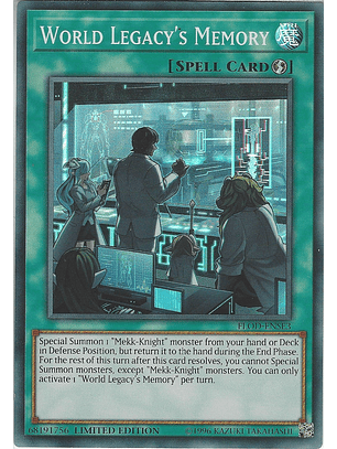 World Legacy's Memory - FLOD-ENSE3 - Super Rare Limited Edition