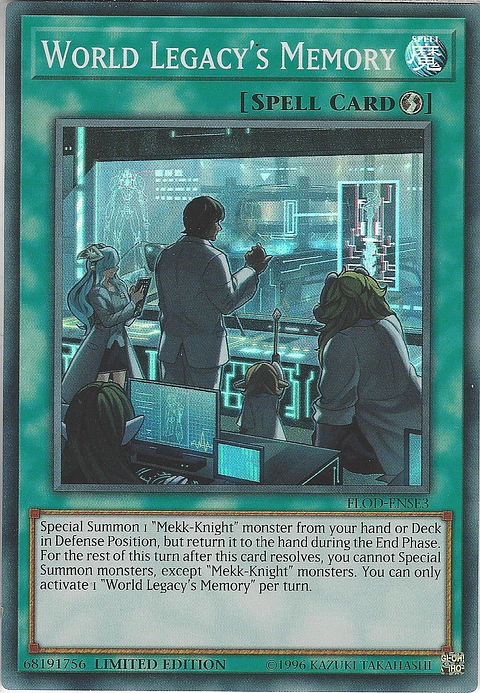 World Legacy's Memory - FLOD-ENSE3 - Super Rare Limited Edition