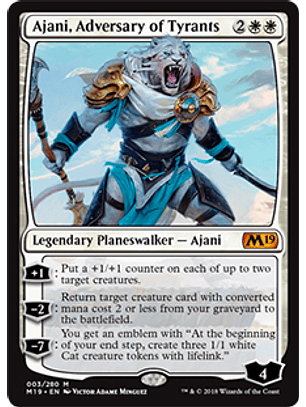 Ajani, Adversary of Tyrants - M - M19 