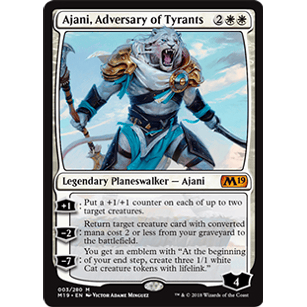 Ajani, Adversary of Tyrants - M - M19 
