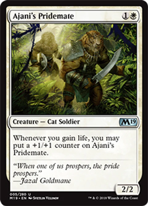 Ajani's Pridemate - M19 - U 