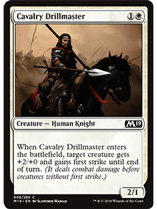 Cavalry Drillmaster - M19 - C 