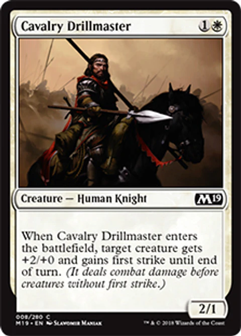 Cavalry Drillmaster - M19 - C 