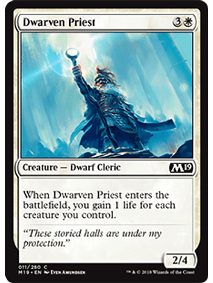 Dwarven Priest - M19 - C 