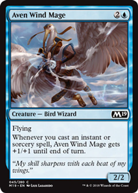 Aven Wind Mage - M19 - C 
