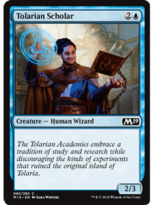 Tolarian Scholar - M19 - C