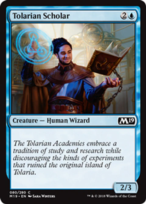 Tolarian Scholar - M19 - C