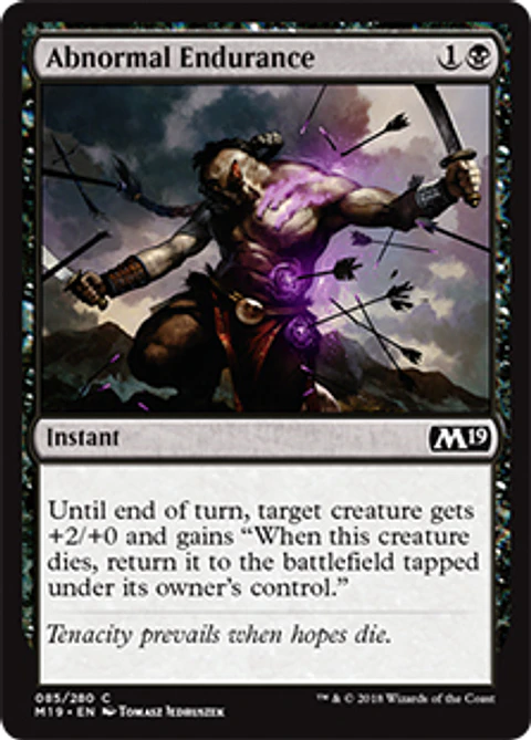 Abnormal Endurance - M19 - C 