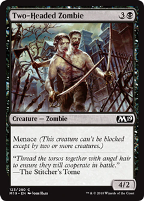 Two-Head Zombie - M19 - C 