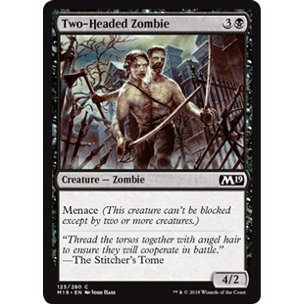 Two-Head Zombie - M19 - C 